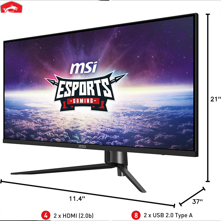 خرید مانیتور MSI MAG401QR - کیفیت UWQHD - سایز 40 اینچ